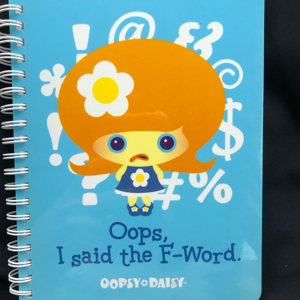 Oopsy Daisy Oops I said the F word Notepad